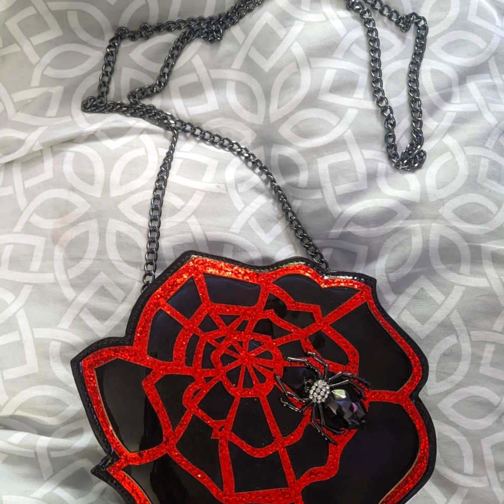 Betsy Johnson Spider Rose Bag